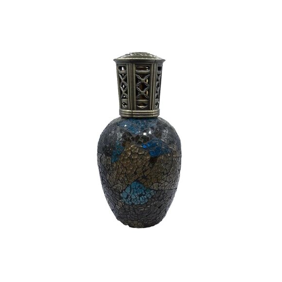 Vintage Mosaic Bottle Fragrance Oil Lamp Catalytic Burner Good Condition China - Picture 1 of 5